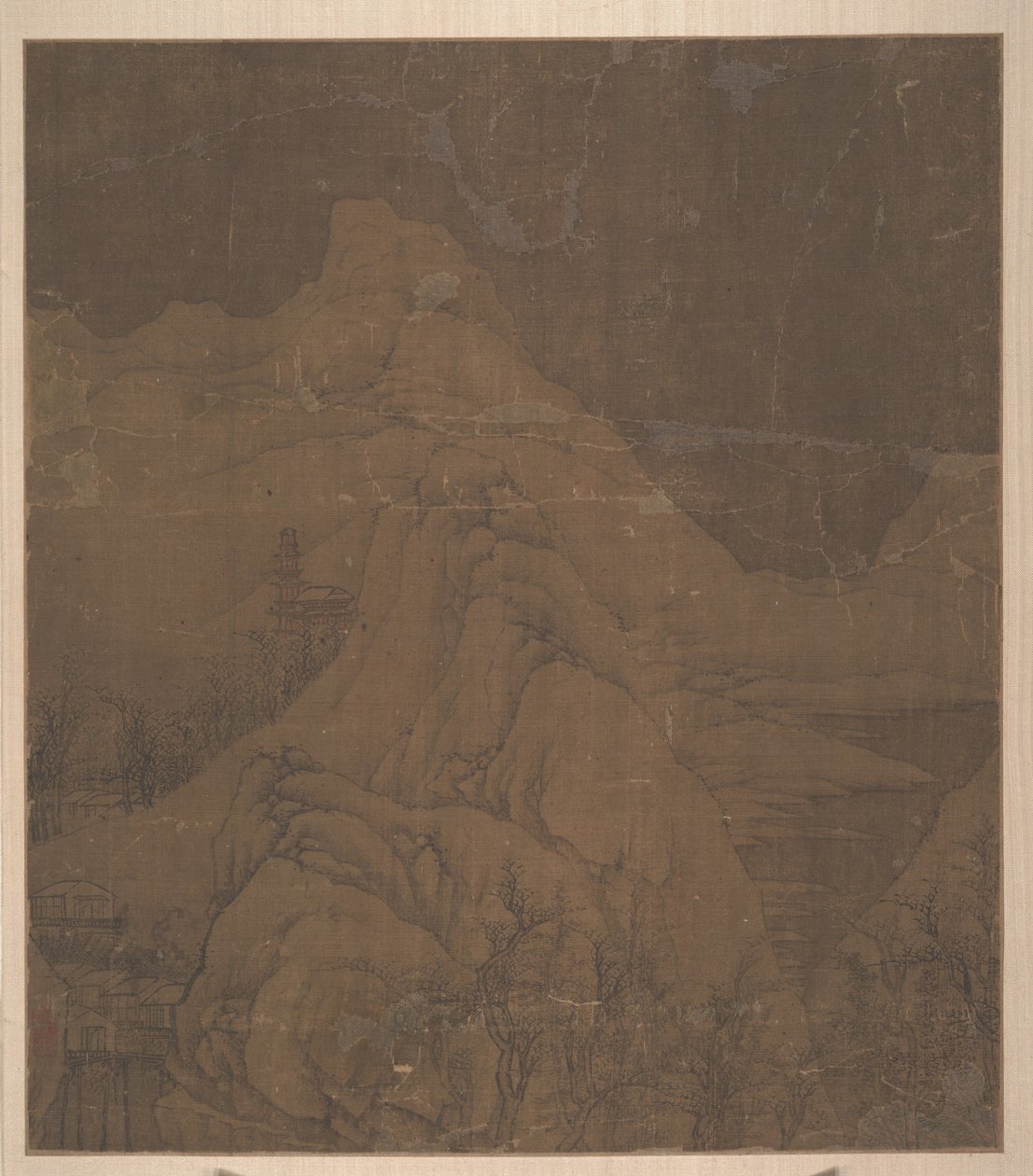 Schneebedeckte Berge, ca. 1000 von Xu Daoning
