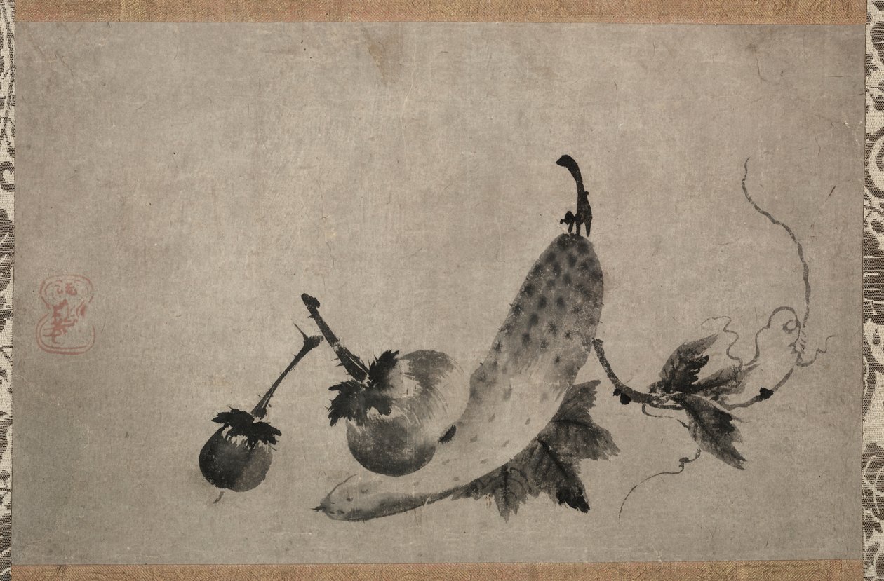Gurke und Auberginen von Yamada Doan