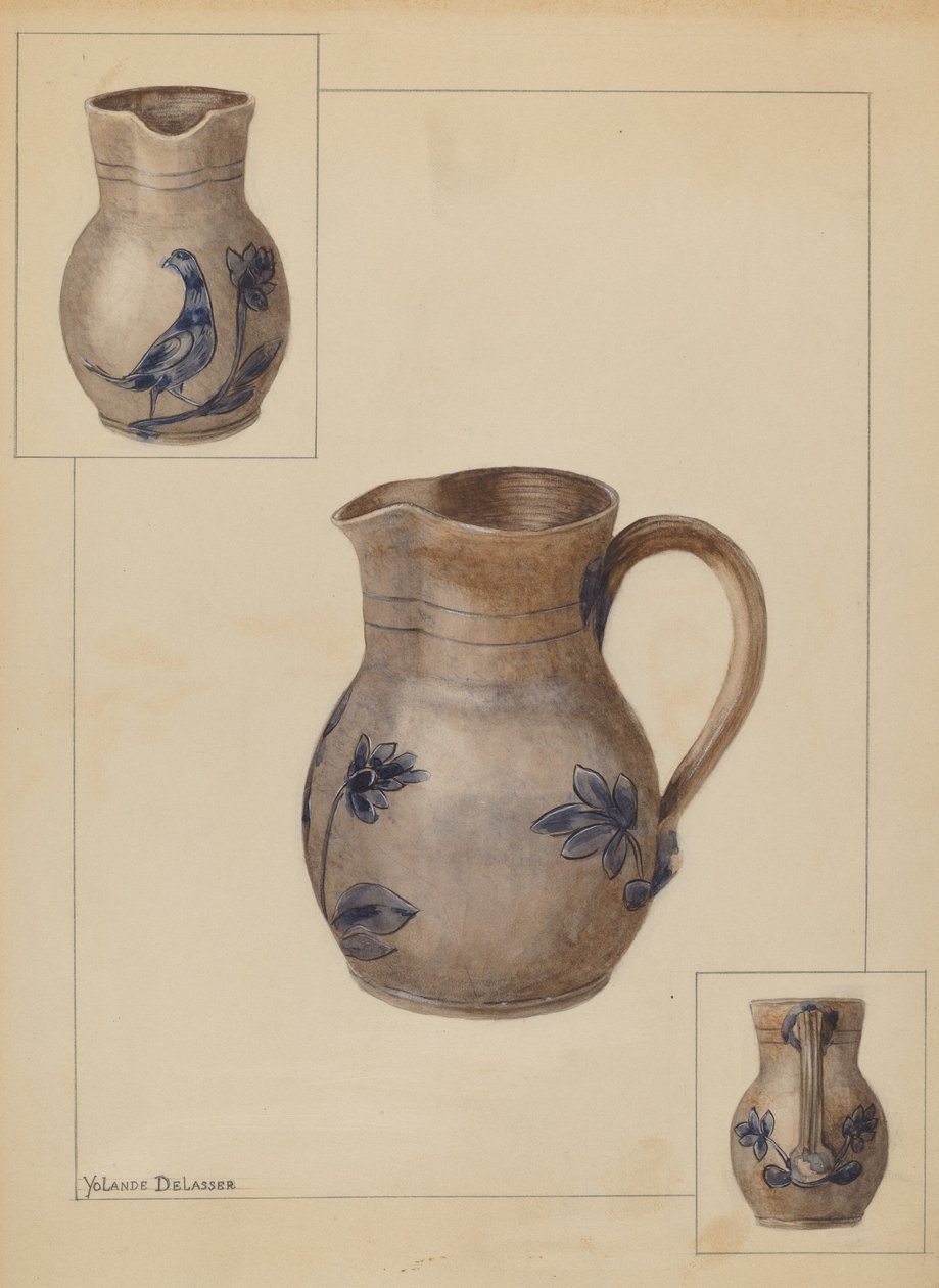 Wasserkrug, ca. 1936 von Yolande Delasser