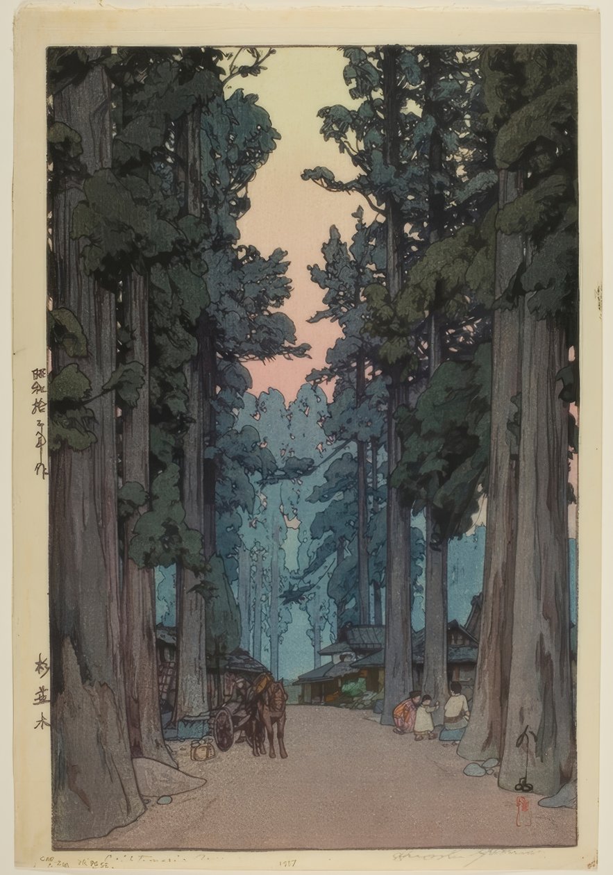Kryptomerienallee von Yoshida Hiroshi