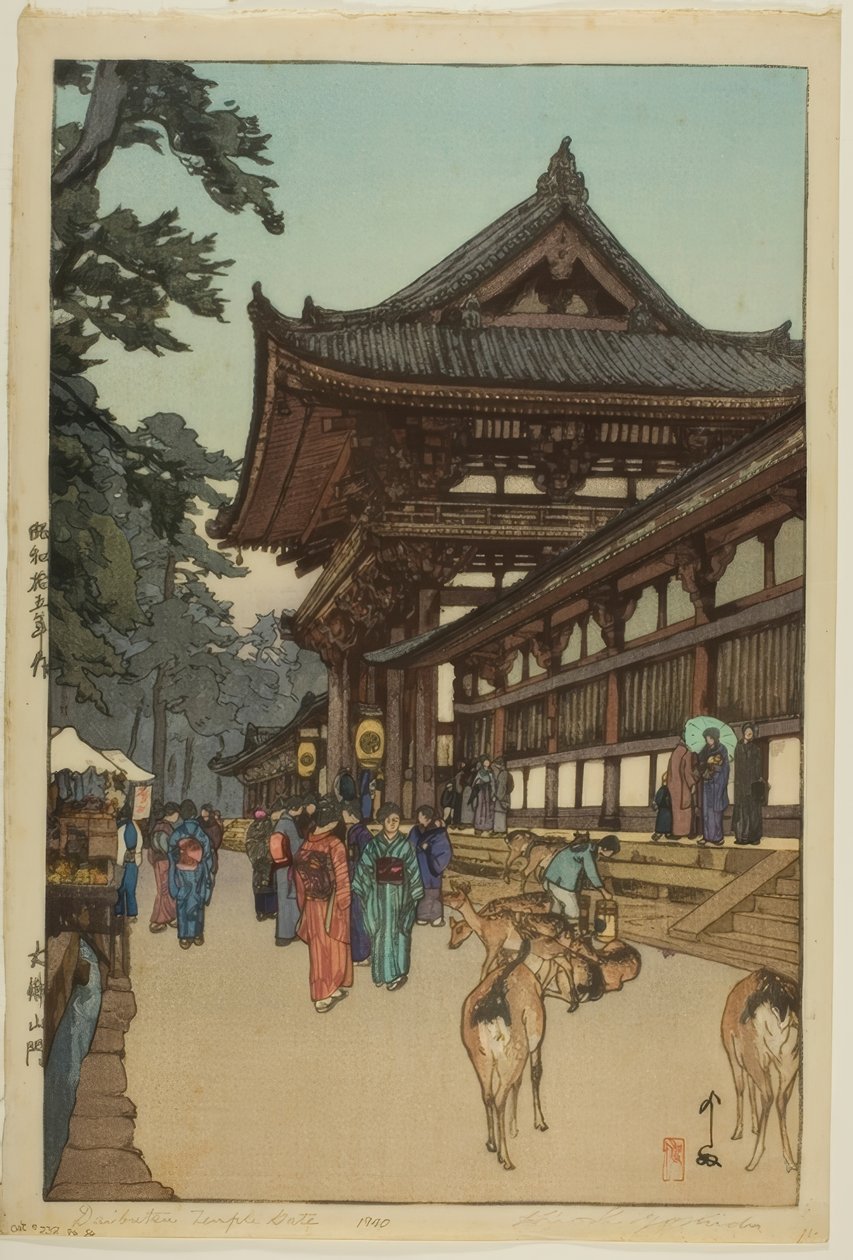 Diabutsu-Tempeltor von Yoshida Hiroshi