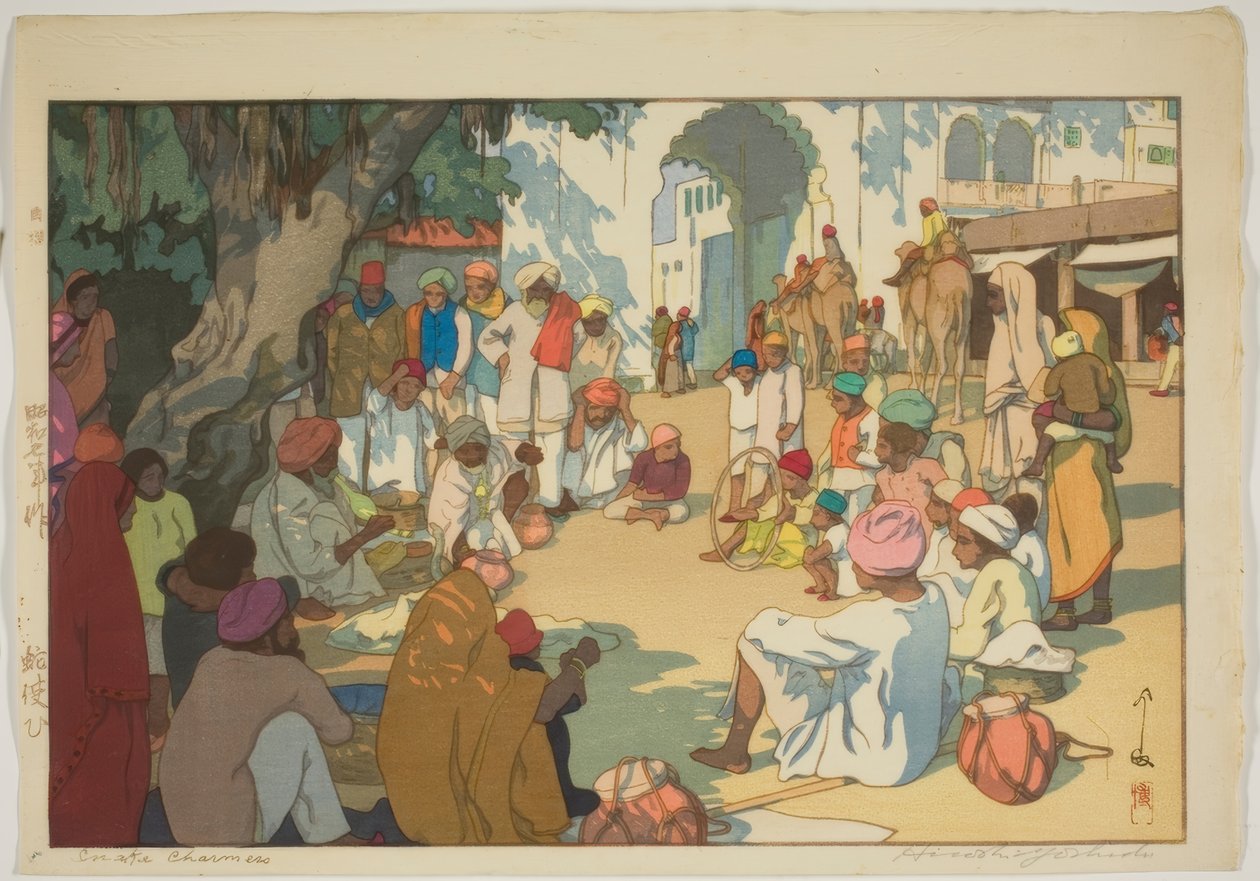 Schlangenbeschwörer von Yoshida Hiroshi