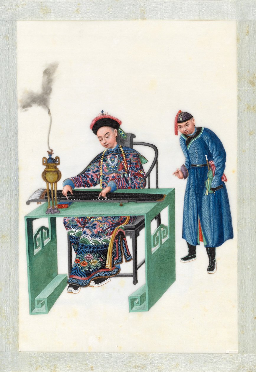 Mann spielt Zheng von Youqua