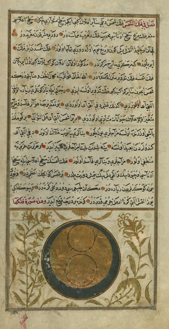 Umlaufbahn der Sonne von Zakariya al Qazwini