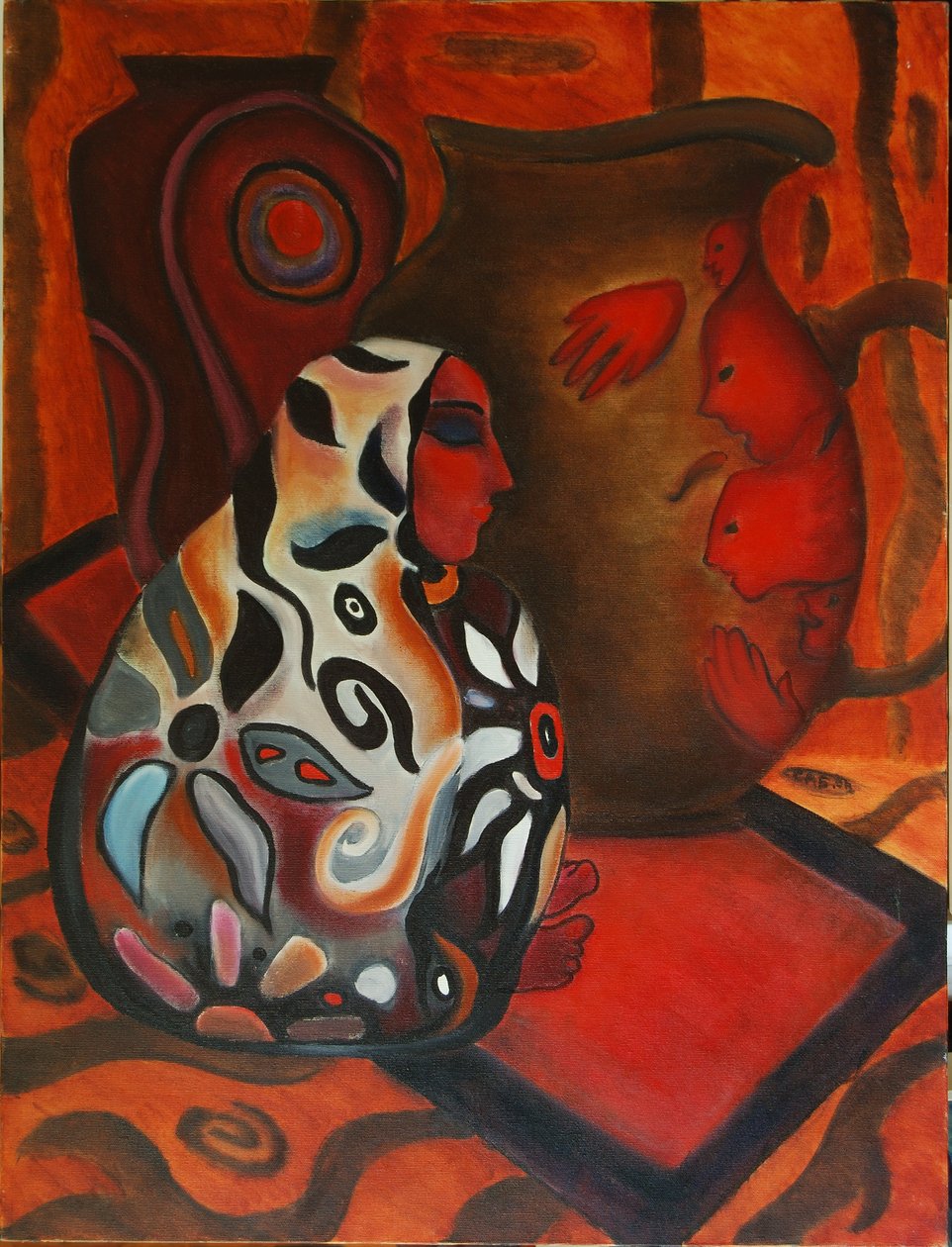 Die Vasenfrau, 2000 von Sabina Nedelcheva Williams