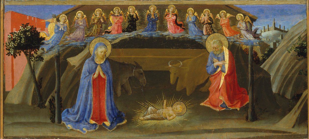 Die Geburt Christi, ca. 1433-34 von Zanobi di Benedetto Strozzi