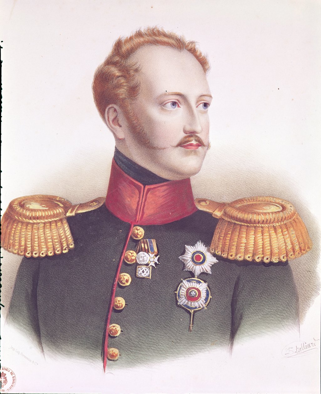 Porträt von Alexander I (1777-1825) von Zephirin Felix Jean Marius Belliard