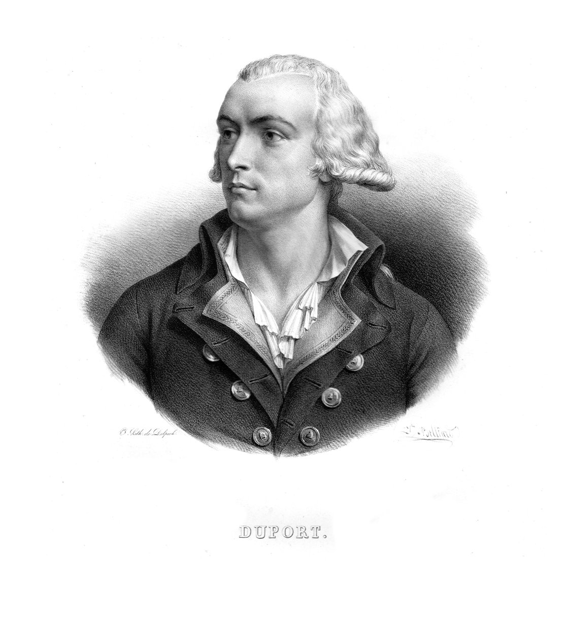 Adrien Duport, ca. 1820er von Zephirin Felix Jean Marius Belliard