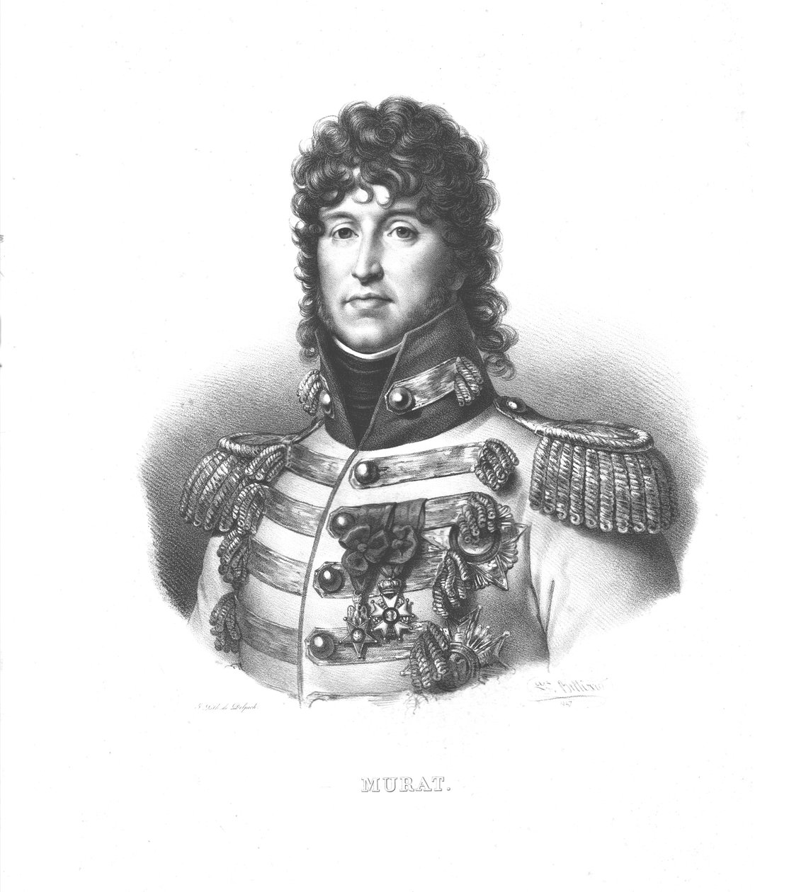Joachim Murat, um 1820 von Zephirin Felix Jean Marius Belliard