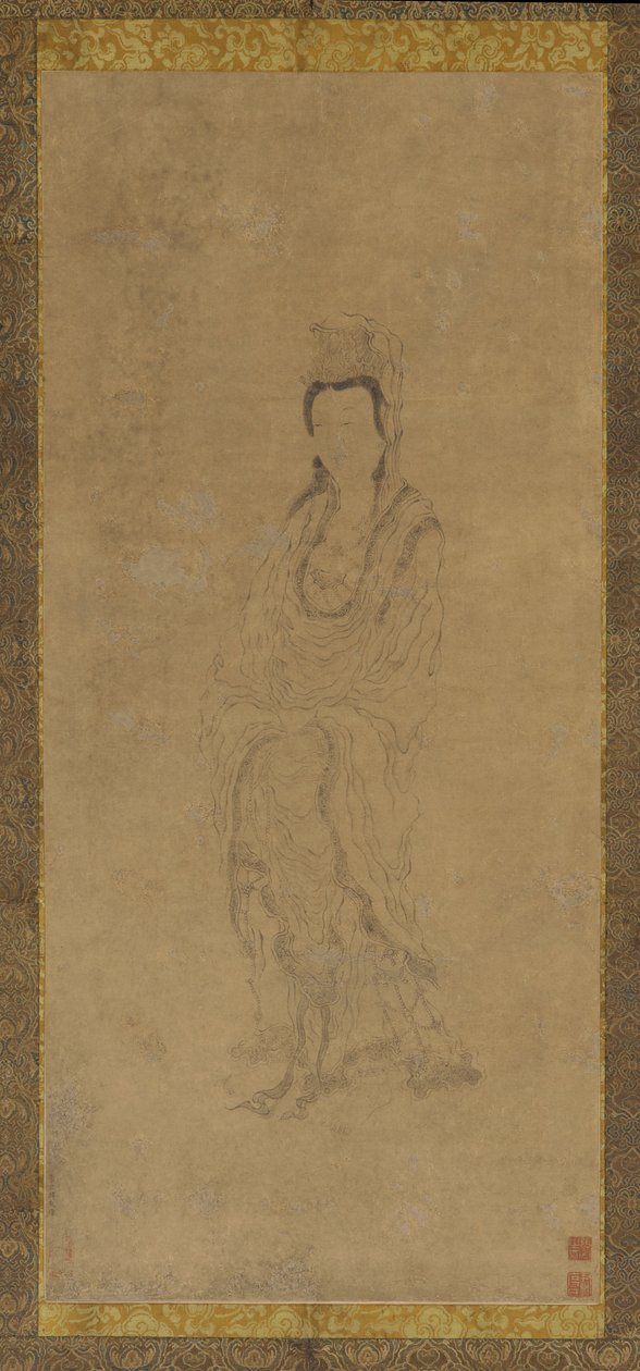 Stehende Guanyin, 17. Jahrhundert von Zhang Hong