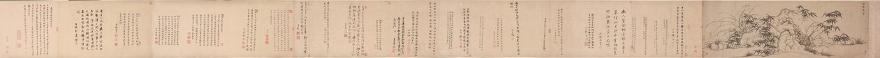 Bambus, Felsen und einsame Orchideen von Zhao Mengfu