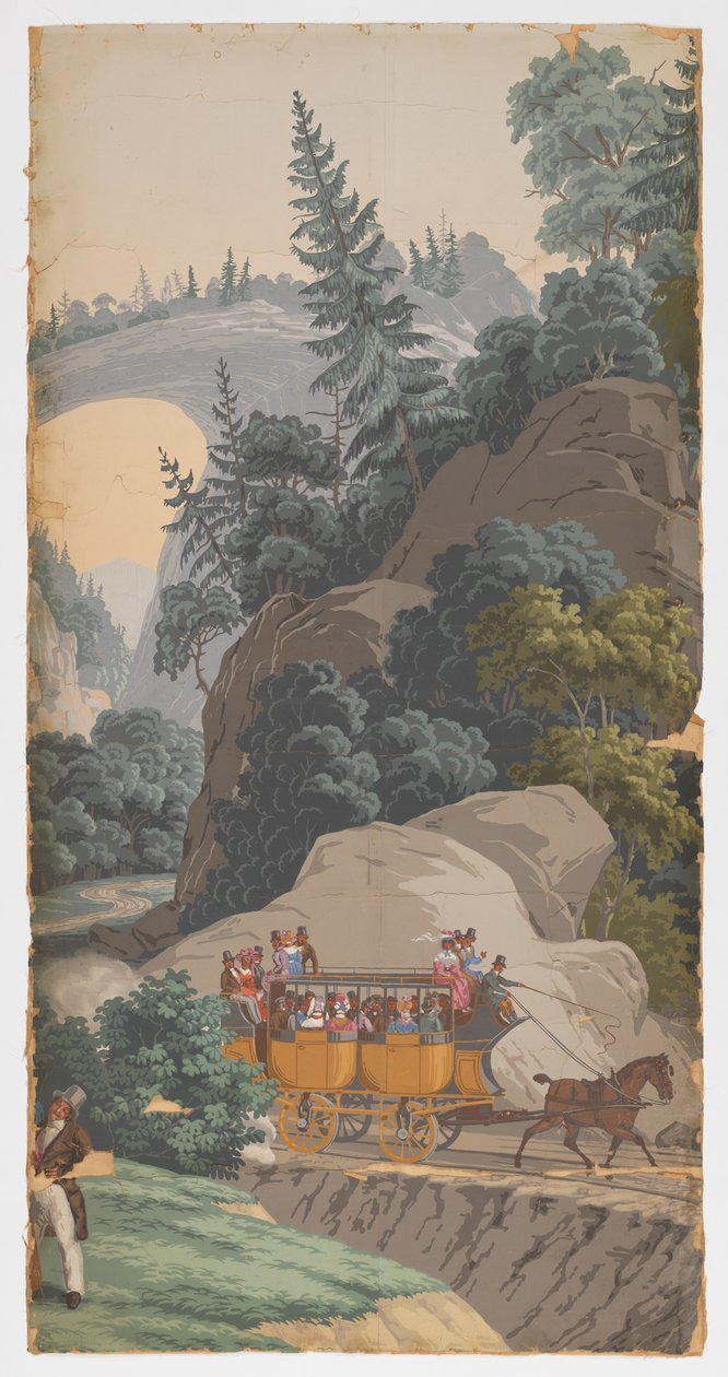 Landschaft von Amerika von Zuber and Cie, Rixheim, Alsace