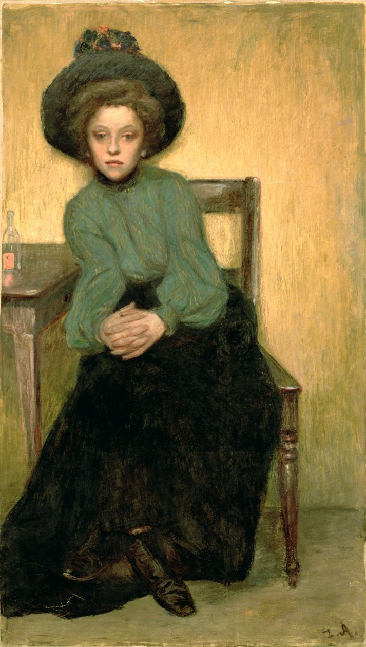 Nach dem Absinth, ca. 1900 von Zygmunt Andrychieicz