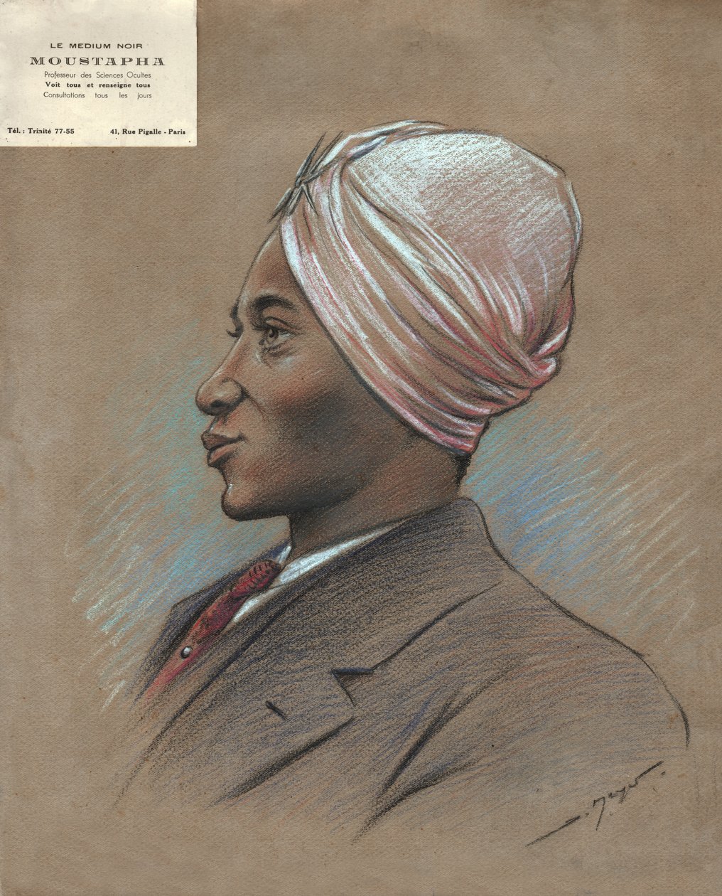 Ein afrikanischer Marabout von . .