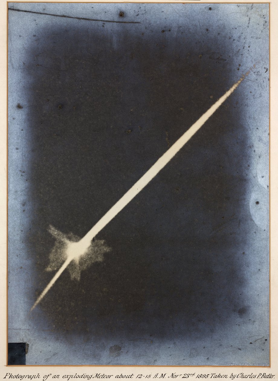 Ein explodierender Meteor, 23. November 1895 von John Pardon