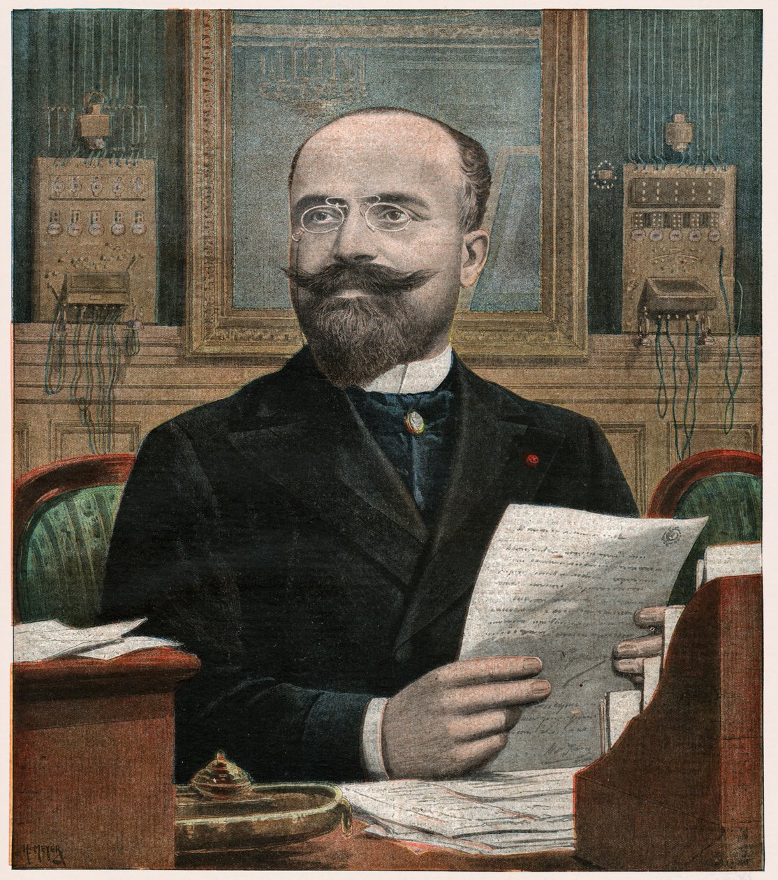 Charles Blanc von . .