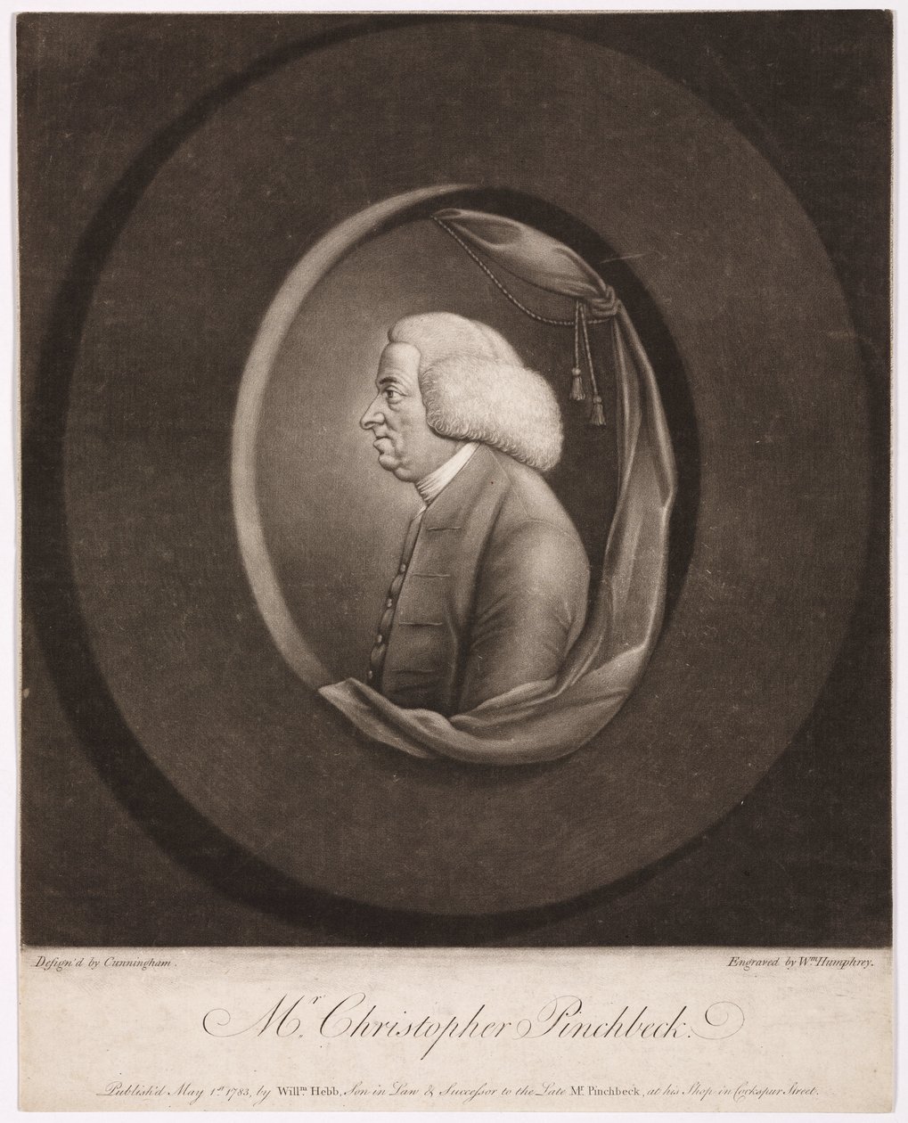 Christopher Pinchbeck, englischer Uhrmacher und Spielzeugmacher, ca. 1730 von Frederick (attr. to) Barnard