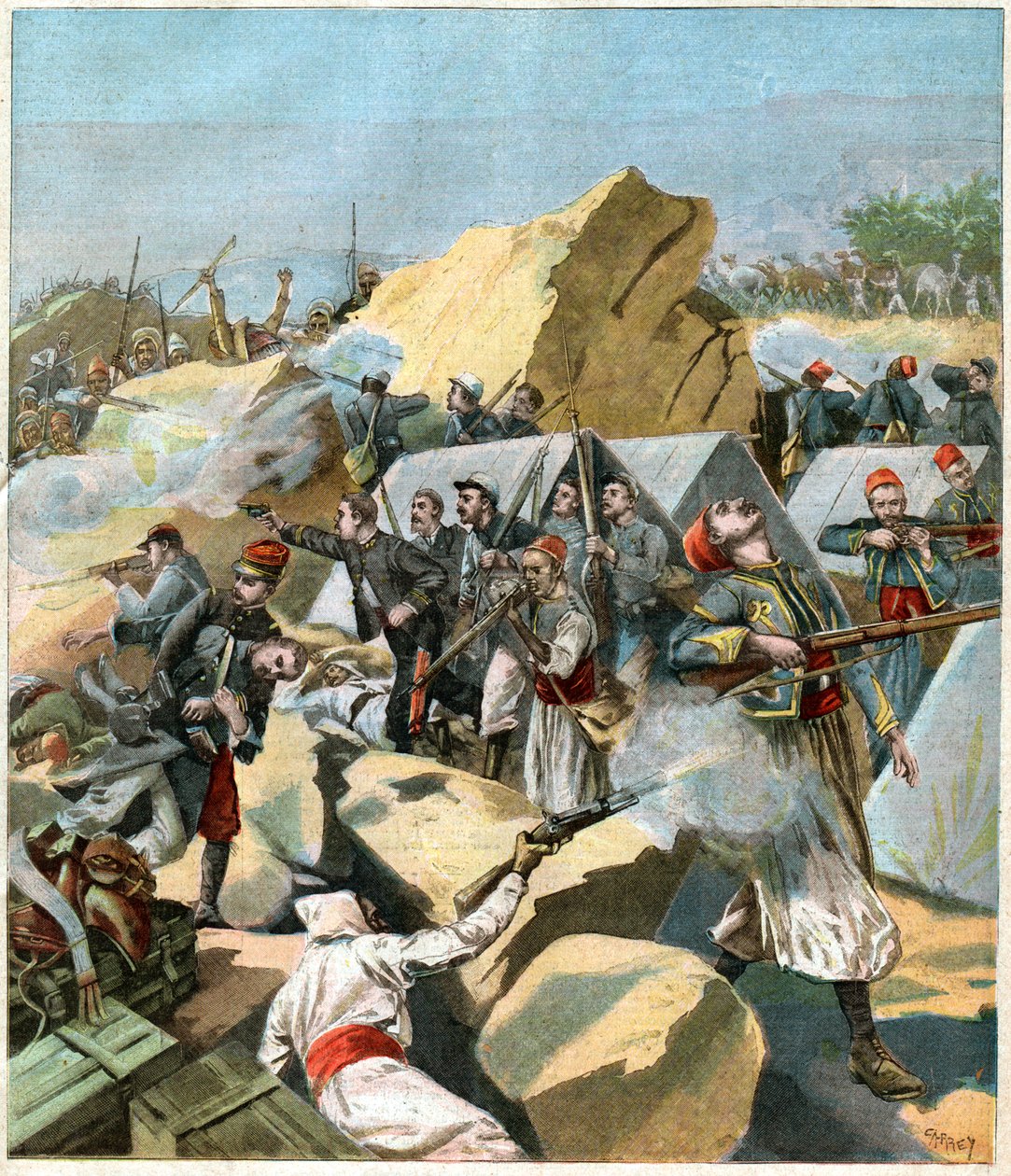 Kampf in Marokko von John Pardon