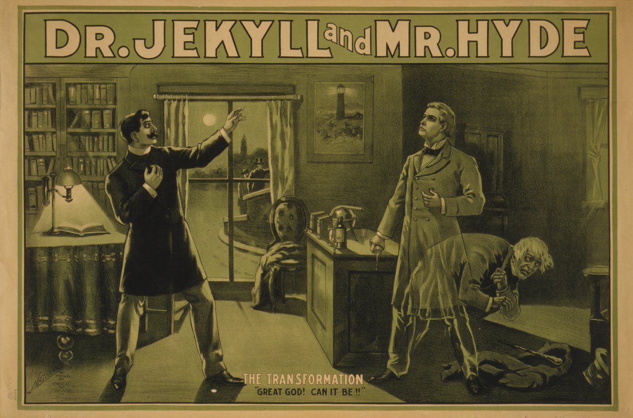 Dr. Jekyll und Mr. Hyde, ca. 1890 von . .