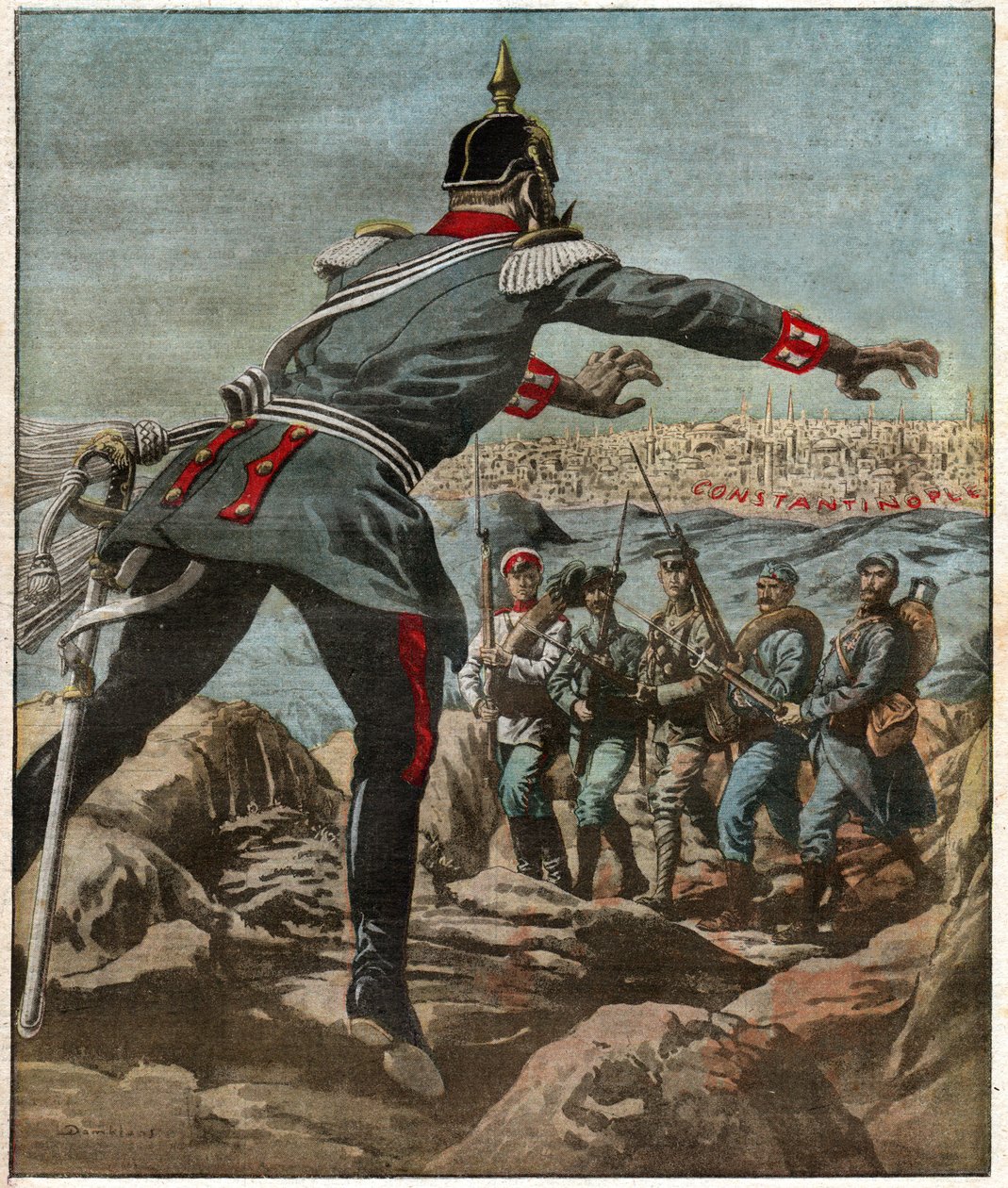 Krieg auf dem Balkan von Ferdinand Georg Waldmuller