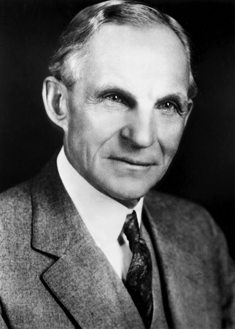 Henry Ford, amerikanischer Automobilingenieur und Hersteller von Frederick (attr. to) Barnard