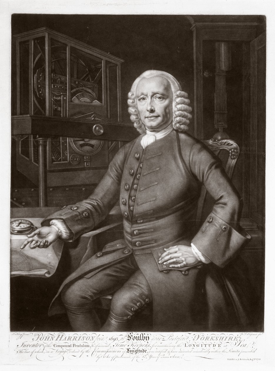 John Harrison, englischer Erfinder und Uhrmacher von Frederick (attr. to) Barnard