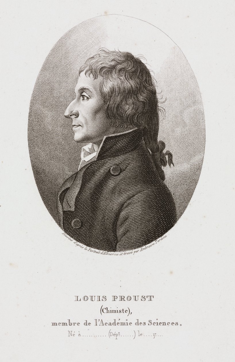 Joseph Louis Proust, französischer Chemiker, ca. 1795 von Frederick (attr. to) Barnard