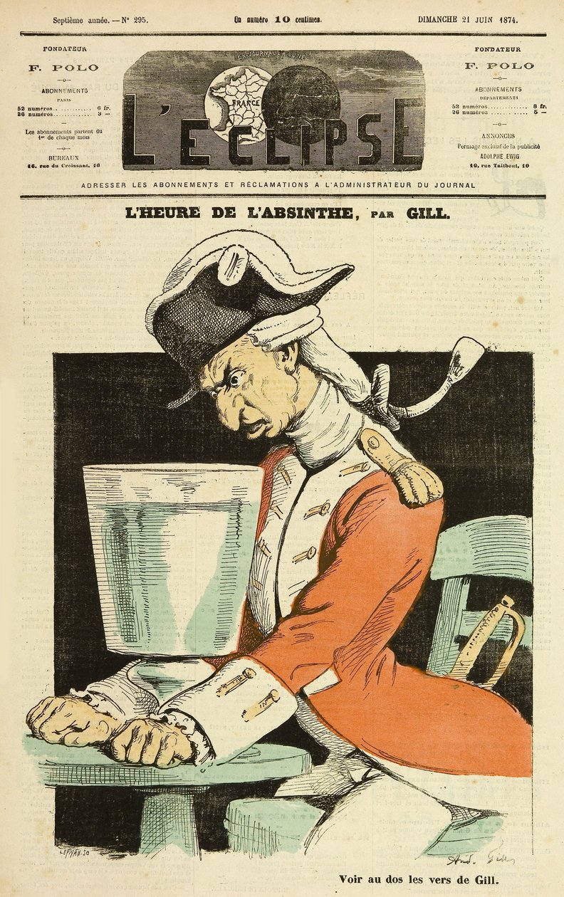 Die Stunde des Absinths von Frederick (attr. to) Barnard