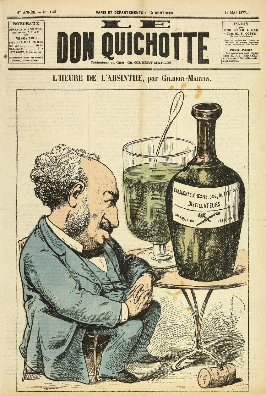 Die Stunde des Absinths von Frederick (attr. to) Barnard