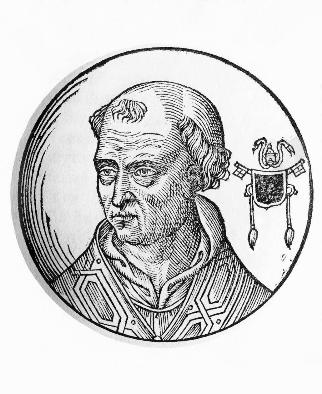 Porträt von Benedikt III. (gestorben 858) von William Walcutt