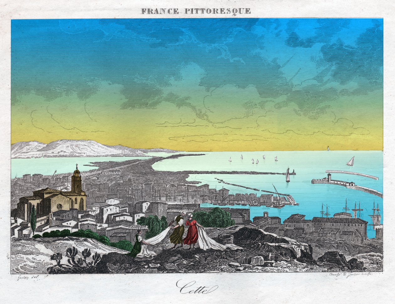 Sete, ca. 1850 von . .