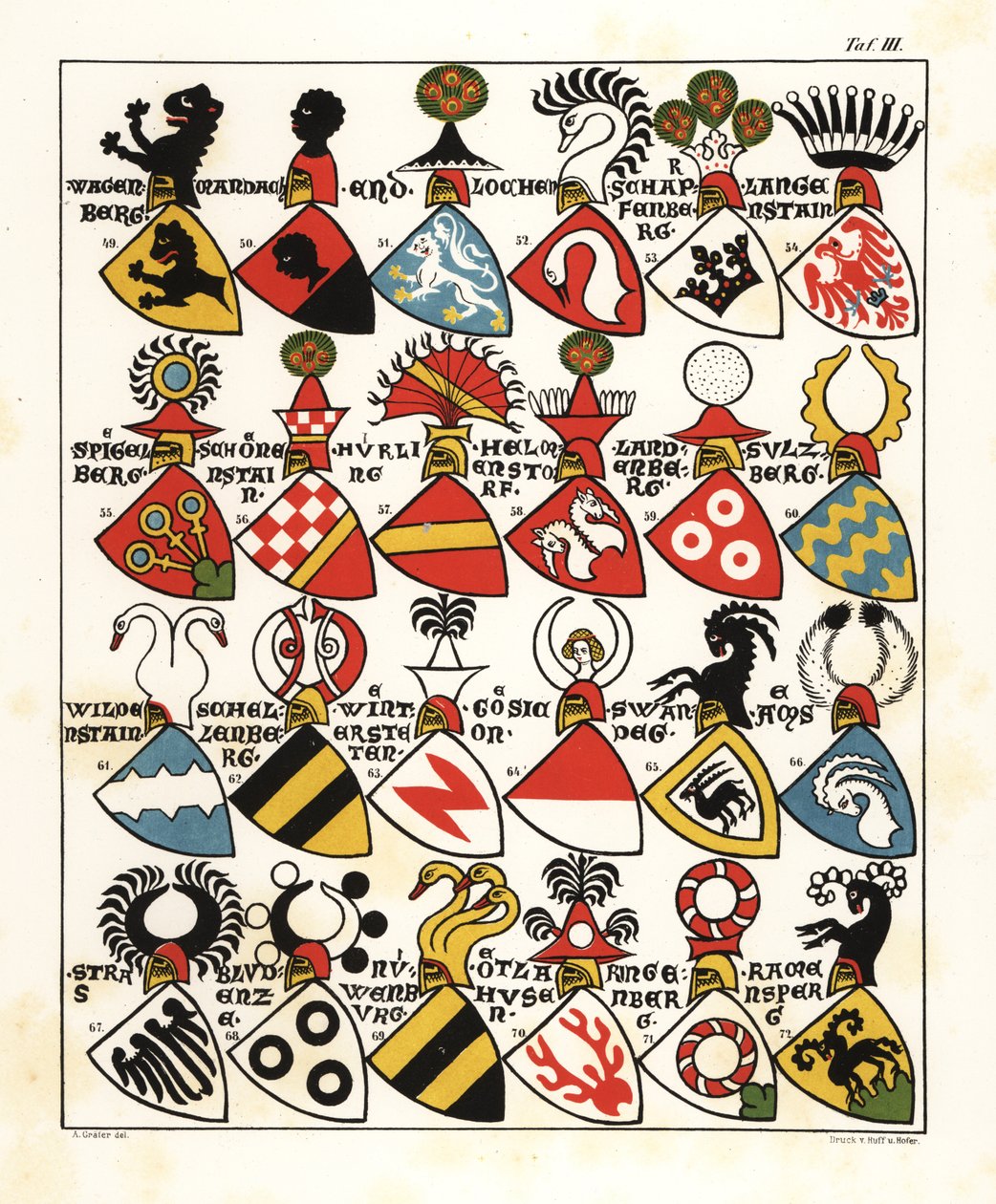 Schweizer Wappen, ca. 1346 von John Pardon