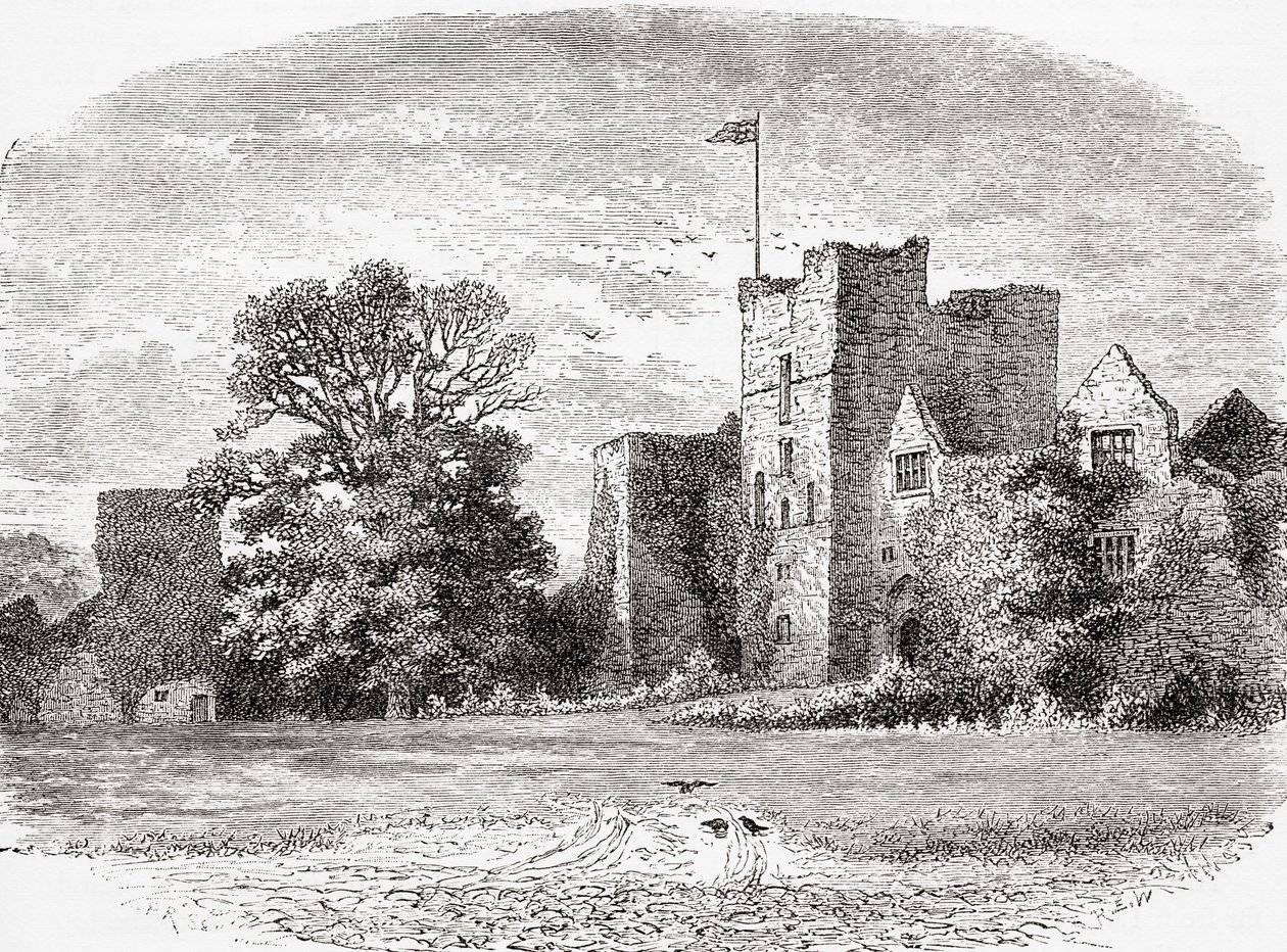 Der große Turm, Ludlow Castle von . .