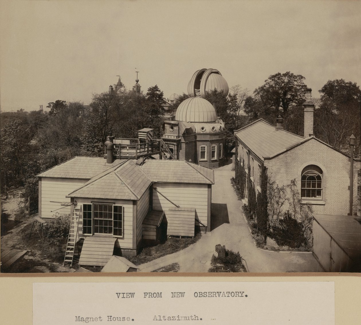 Das Königliche Observatorium, Greenwich, London von Frederick (attr. to) Barnard