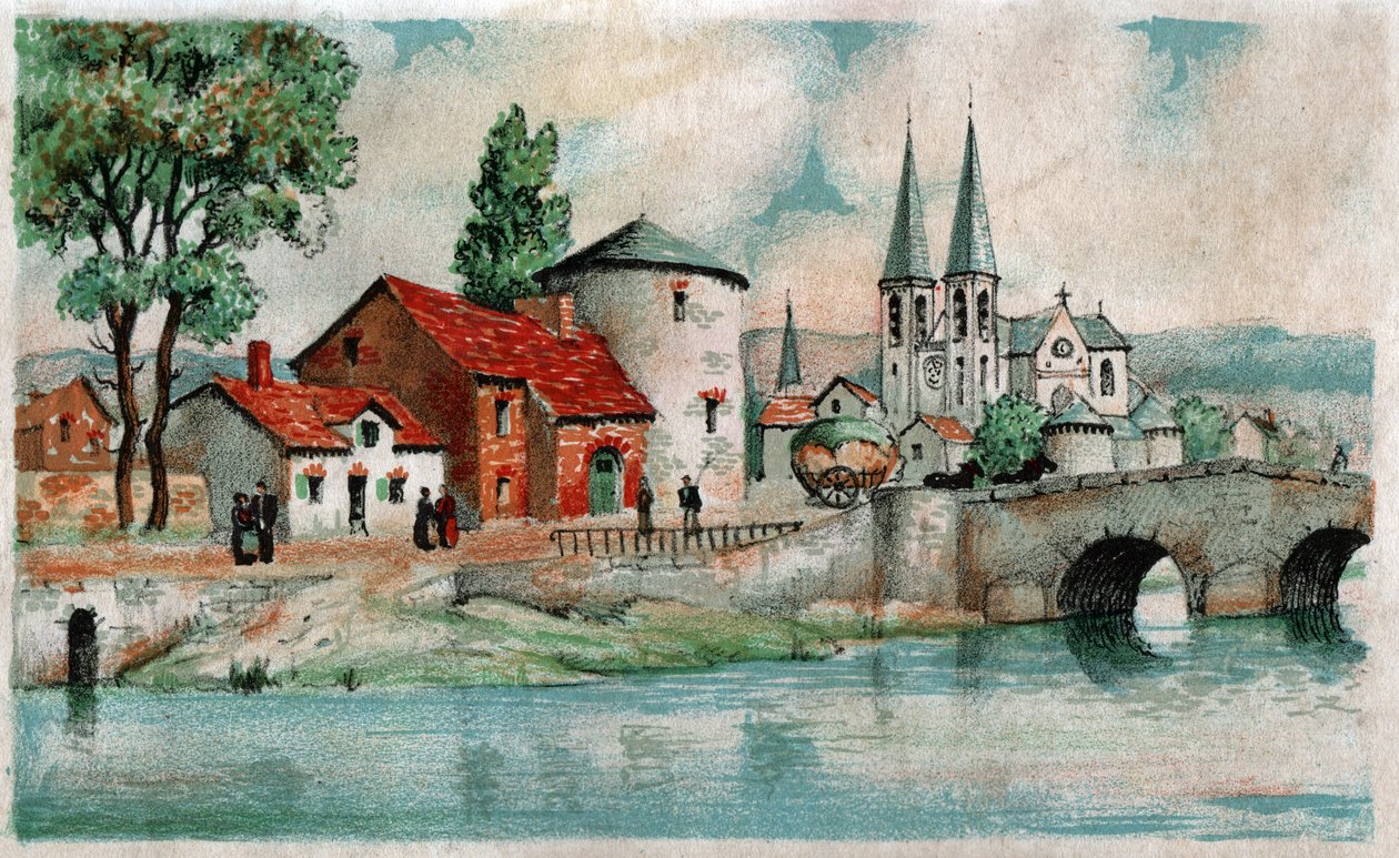Dorf um Carcassonne von . .