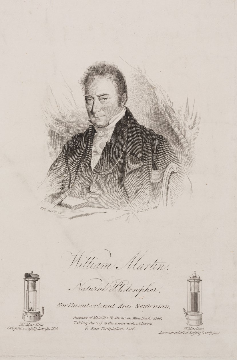 William Martin, englischer Dichter und Physiker, ca. 1820er von Frederick (attr. to) Barnard
