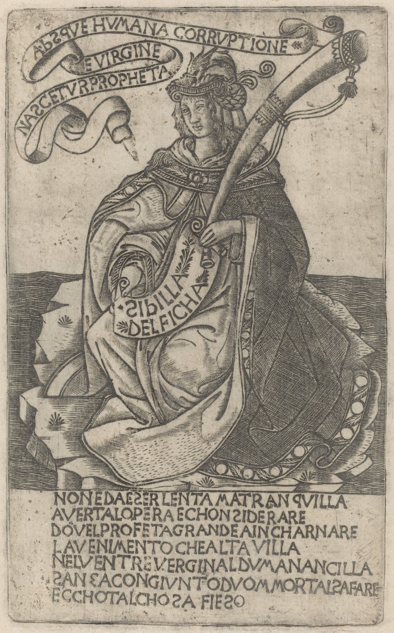 Delphische Sibylle von after Baccio Baldini