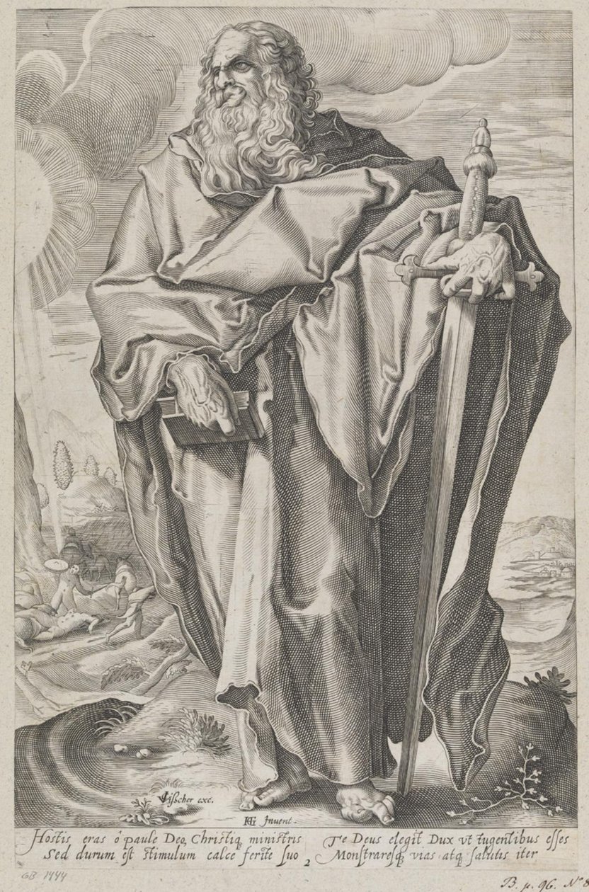 Sankt Paul von after Hendrick Goltzius