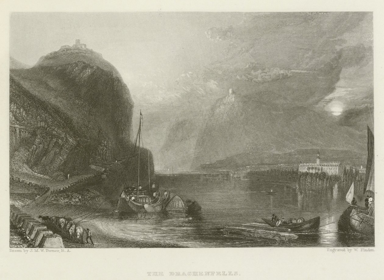 Der Drachenfels von after Joseph Mallord William Turner