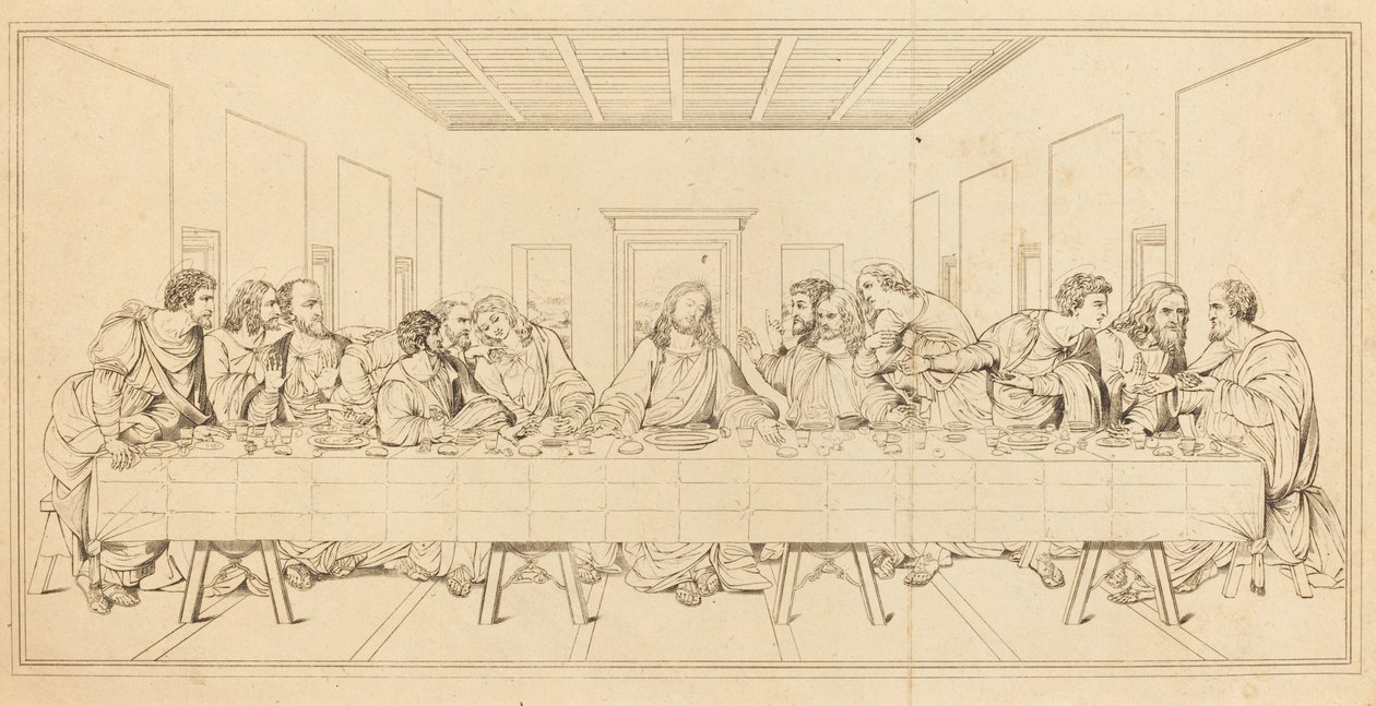 Das letzte Abendmahl von after Leonardo da Vinci