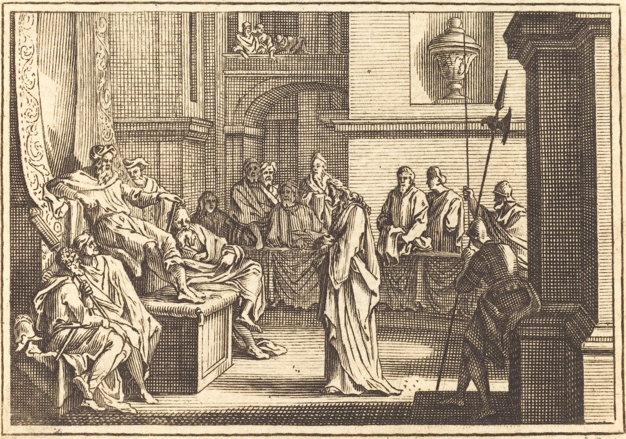 Christus vor Herodes von after Sébastien Le Clerc I