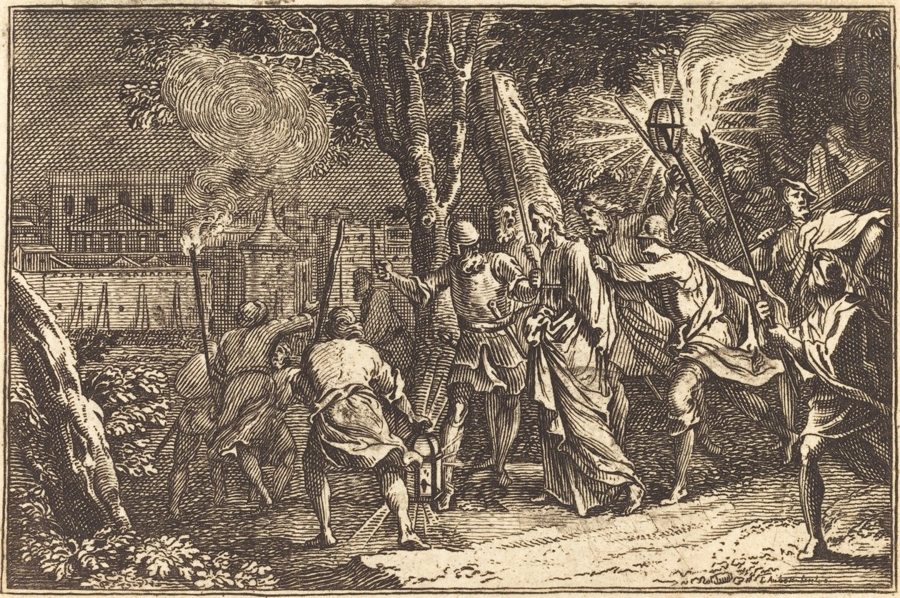 Die Verhaftung Christi von after Sébastien Le Clerc I