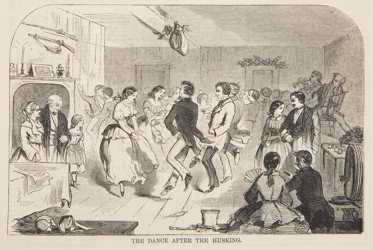Der Tanz nach dem Entspelzen von after Winslow Homer