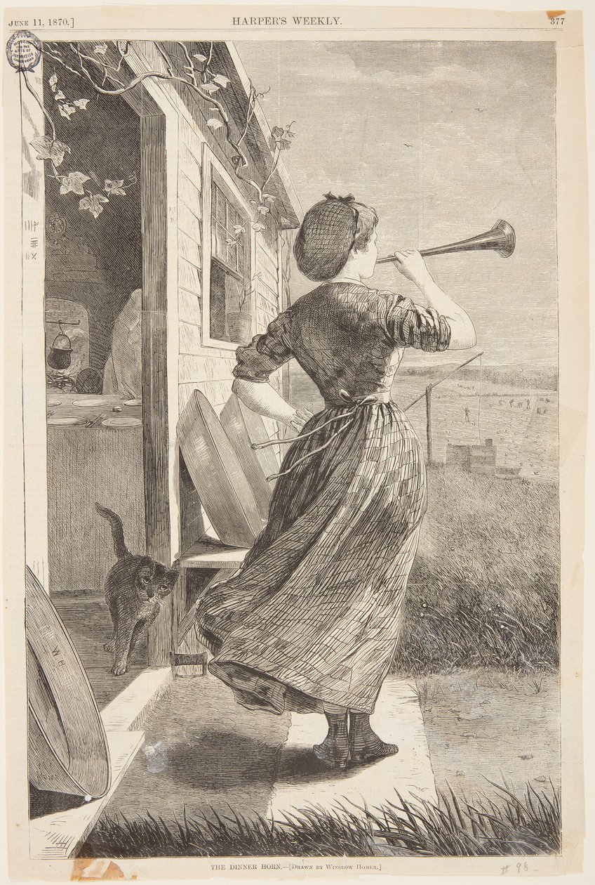 Das Abendhorn von after Winslow Homer
