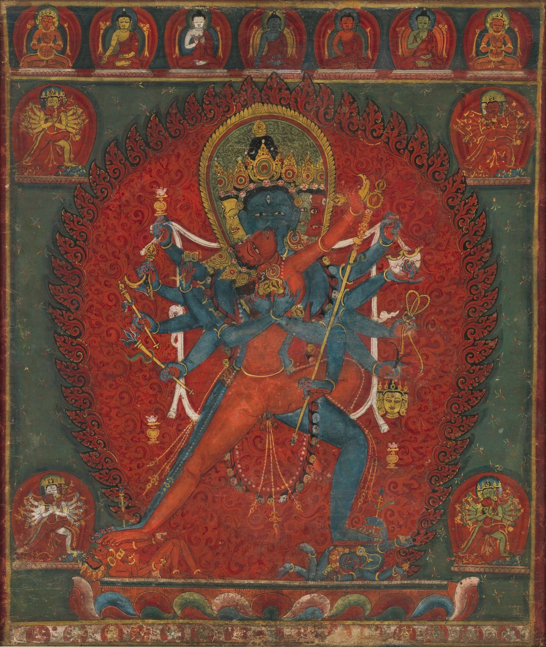Chakrasamvara und Vajravarahi von anonymous 