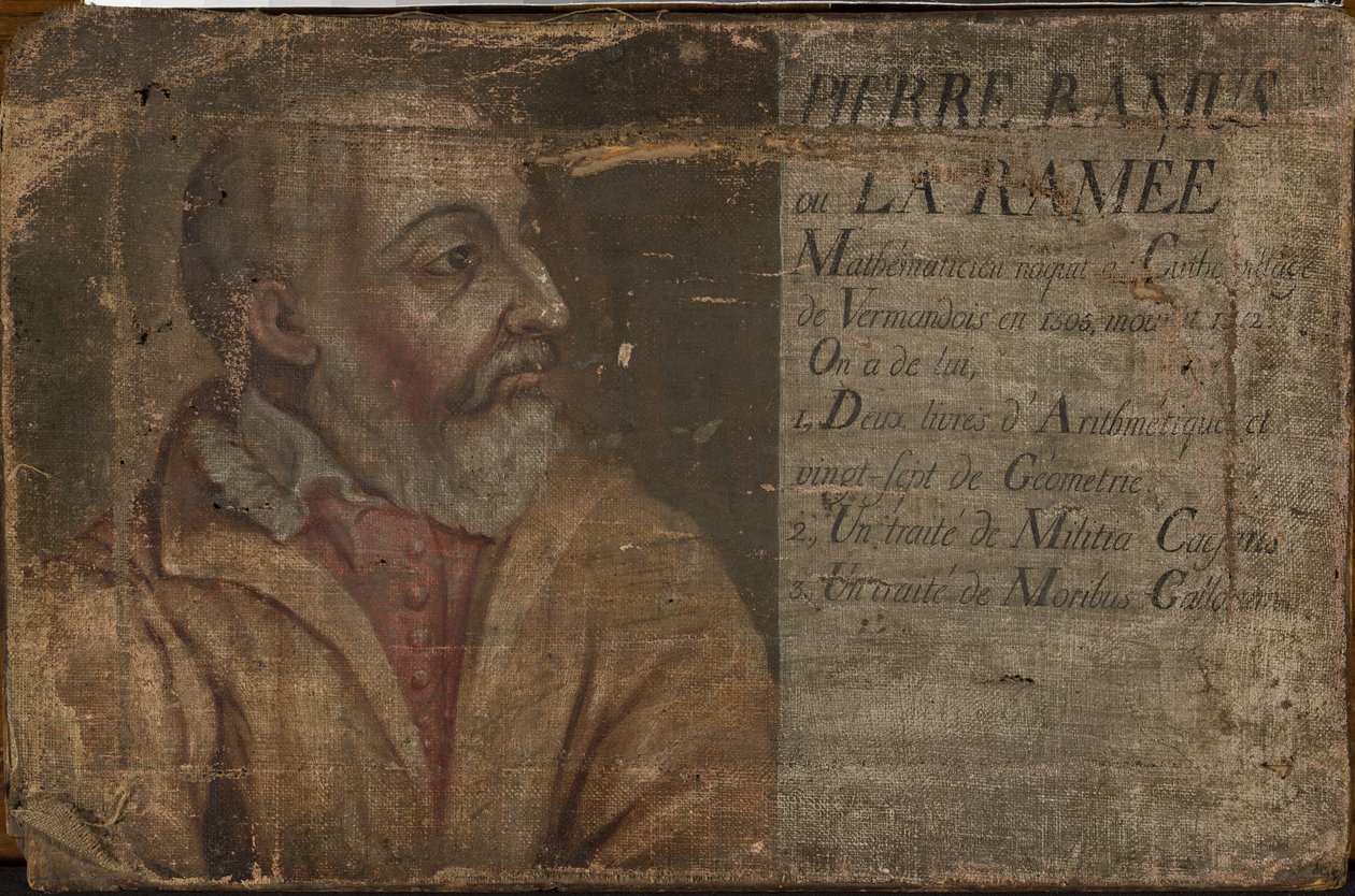 Porträt von Petrus Ramus, Mathematiker von anonymous 