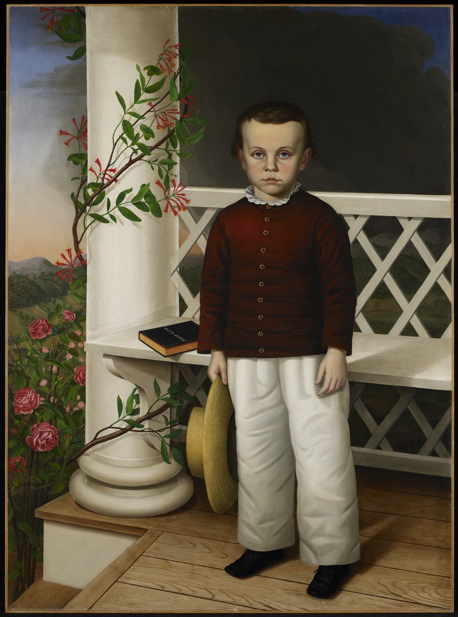 Porträt eines Jungen von attributed to James B. Read
