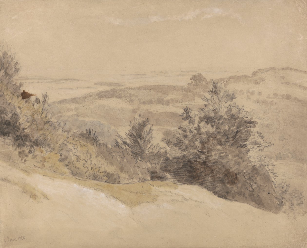 Boxhill von attributed to Samuel Palmer