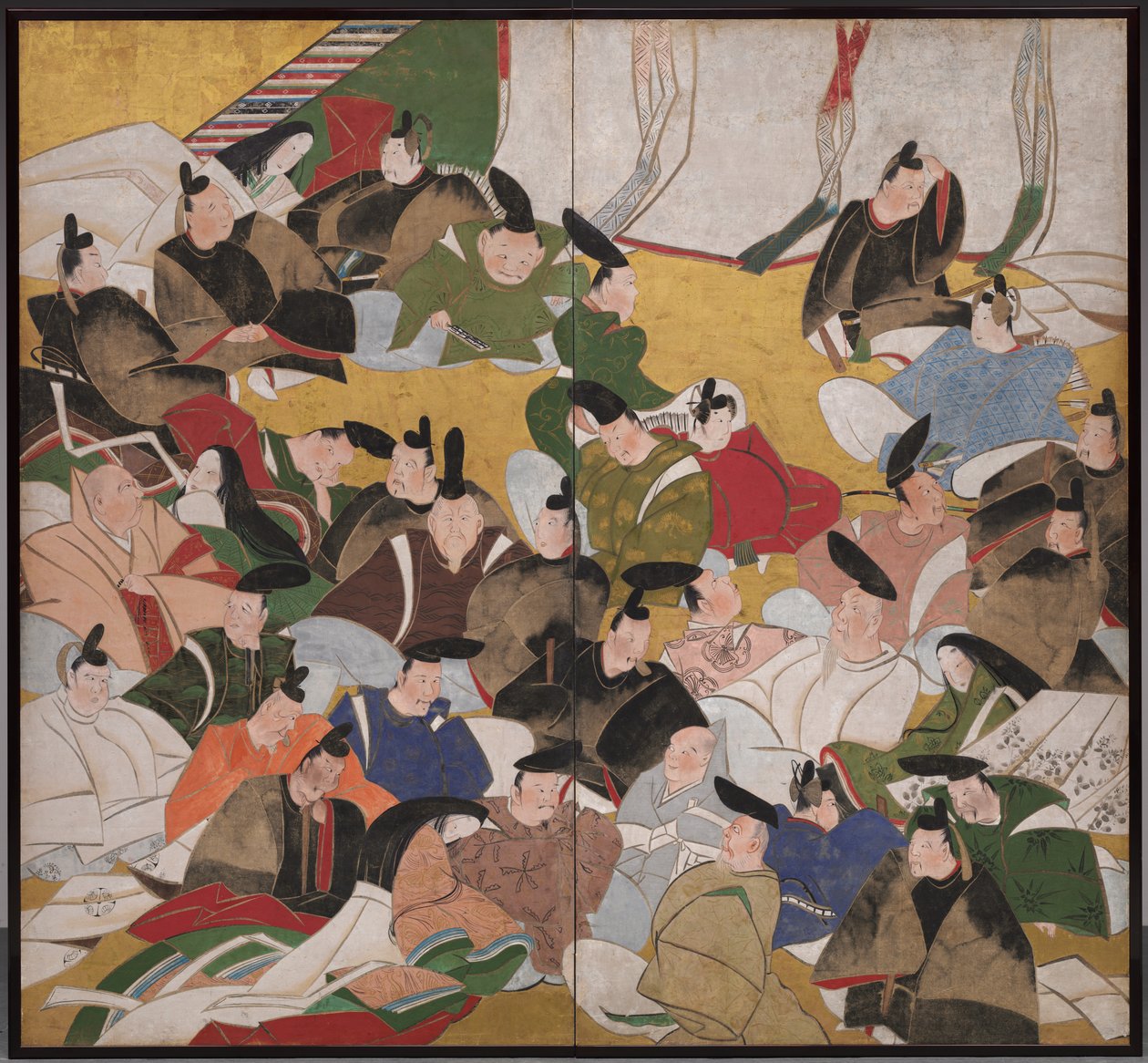 Sechsunddreißig poetische Unsterbliche von attributed to Tatebayashi Kagei