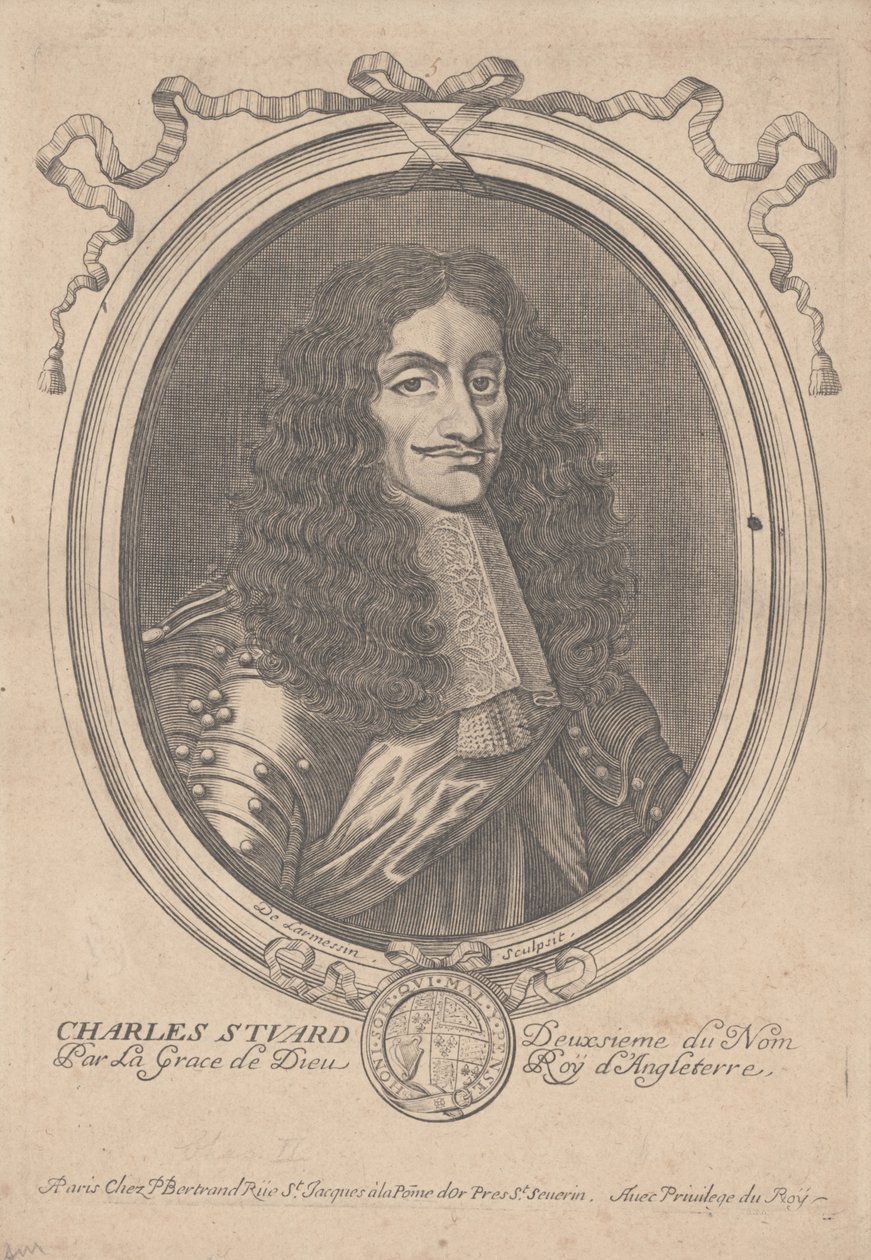 Karl II., König von England von Nicolas II de Larmessin